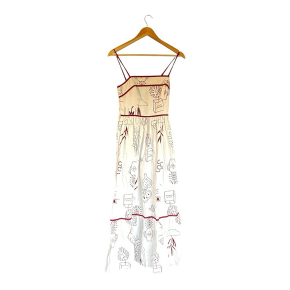 NWT Moon River Tropical Midi Dress Size Small - Picture 2 of 6